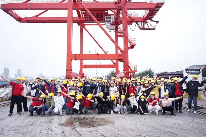 Port logistics activity photo